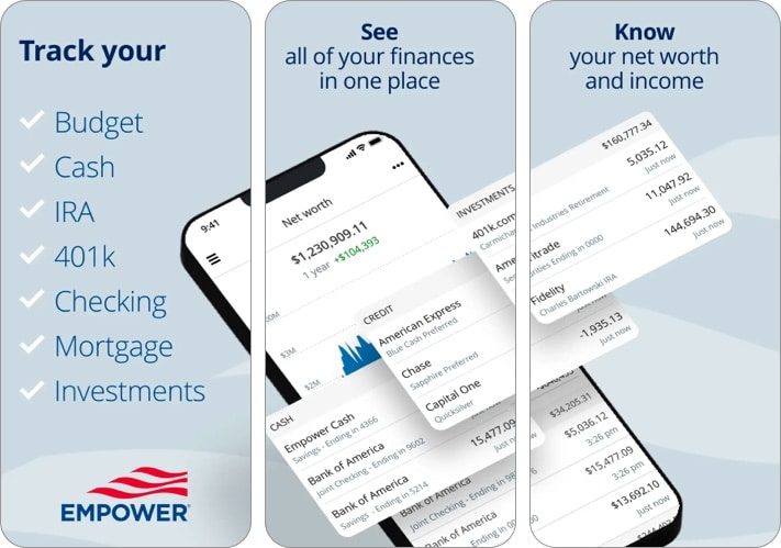 Personal Capital best expense tracker app for iPhone and iPad