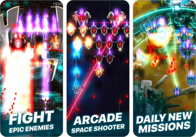 Phoenix 2 space shooter game for iPhone and iPad