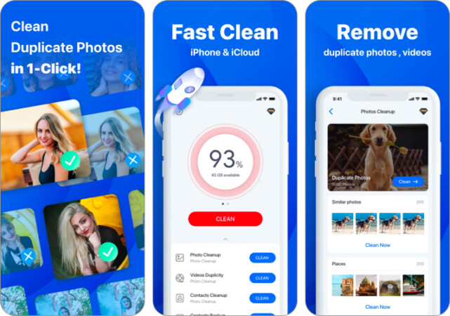 Phone Cleaner app to delete duplicate iPhone contacts