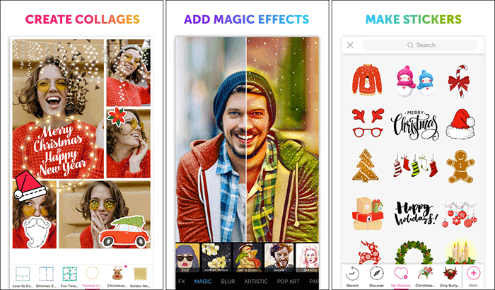 PicsArt Photo Studio for Filters and Effects iPhone and App Screenshot