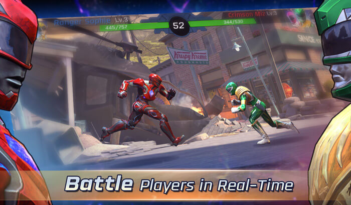 Power Rangers Legacy Wars iPhone and iPad Superhero Game Screenshot