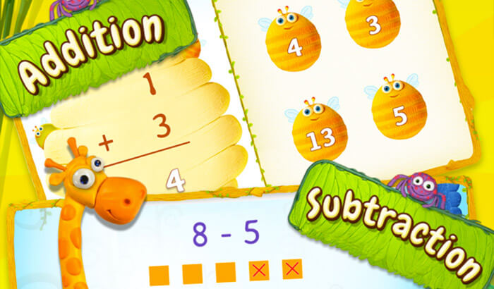 Preschool Kindergarten Splash Math Educational iPhone Game Screenshot