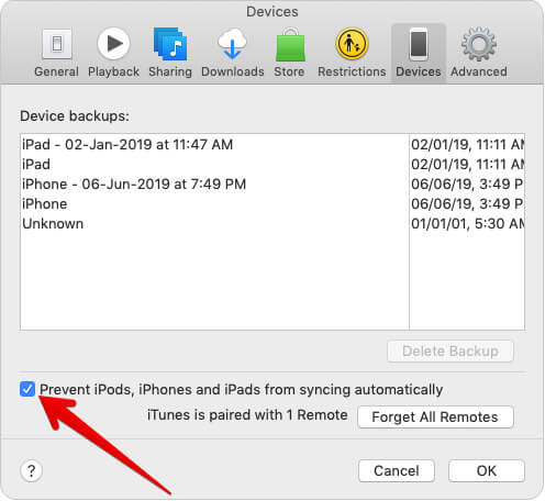 Prevent iTunes Auto Syncing When You Connect iPhone, iPad or iPod Touch