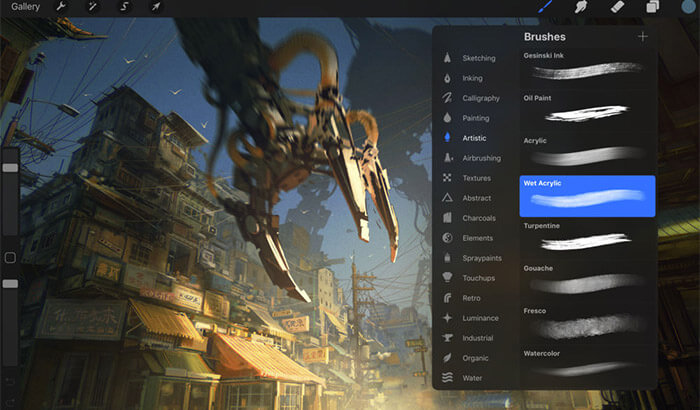 Procreate iPad Pro App Screenshot