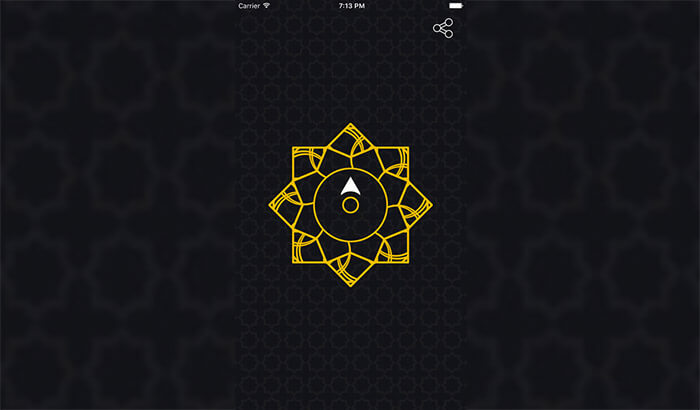 Qibla iPhone and iPad App Screenshot