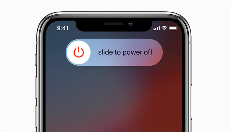 Restart iPhone with Face ID