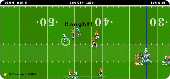 Retro Bowl simulation game for iPhone