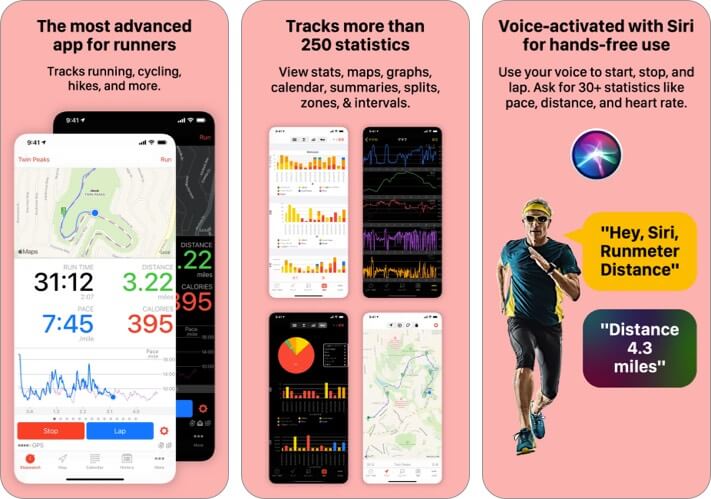 Runmeter Running  Cycling GPS iPhone Cycling App screenshot