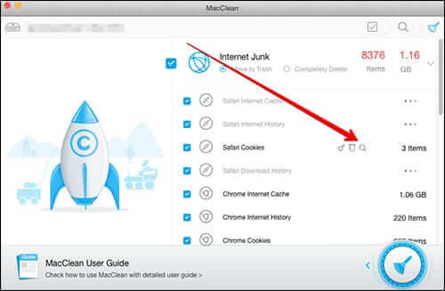 Scan Sub Files in MacClean