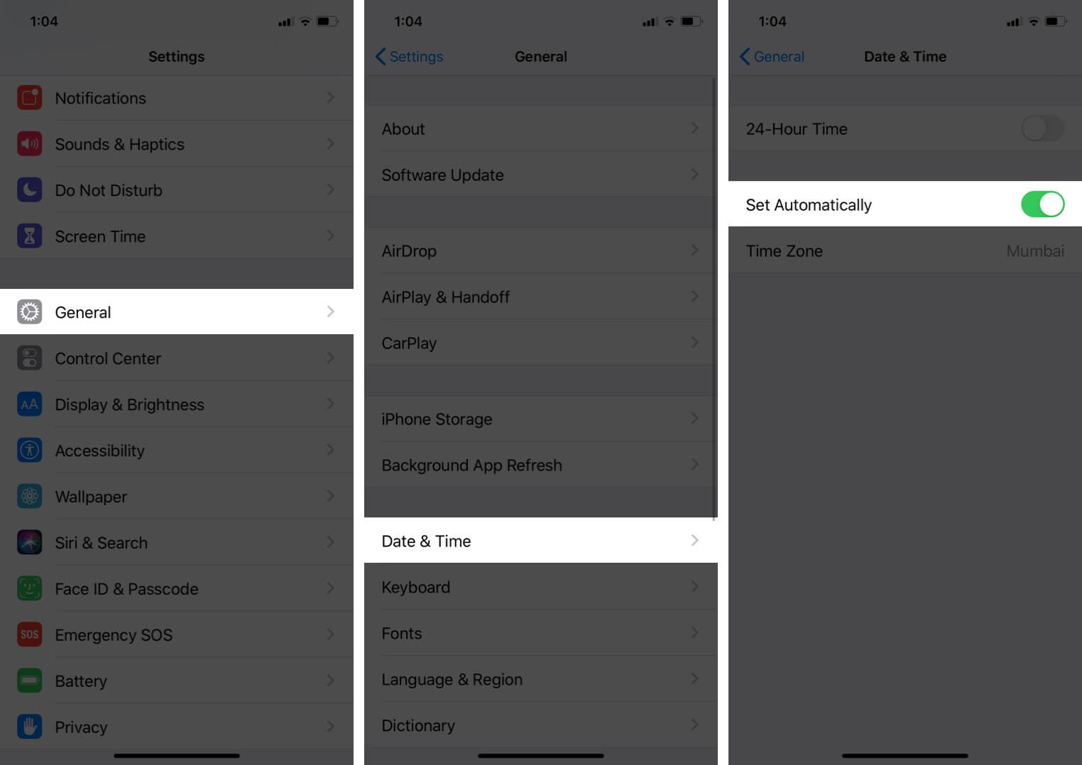 How to Fix FaceTime Waiting for Activation Error on iPhone Set Date and Time Settings to Automatically on iPhone