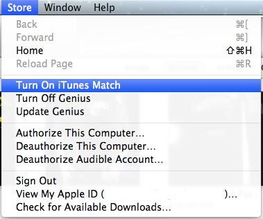 Setting up iTunes Match on Mac or PC