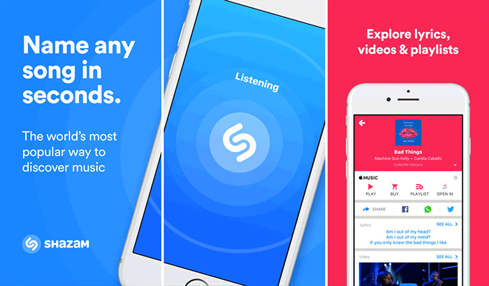Shazam Music iPhone App Screenshot