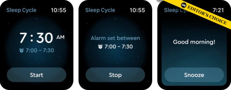 Sleep Cycle alarm clock Apple Watch alarm app