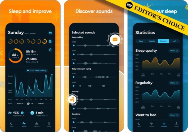 Sleep Cycle sleep tracker app for iPhone