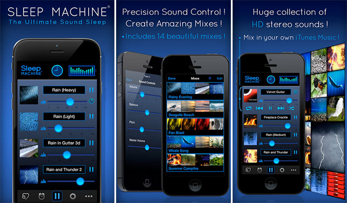 Sleep Machine iPhone and iPad App Screenshot