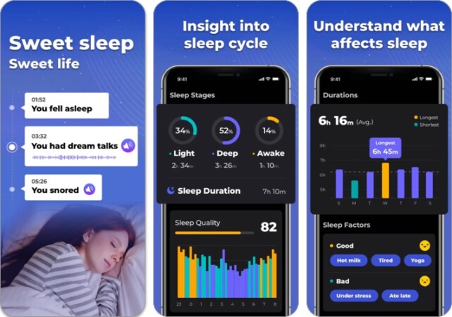 Sleep Tracker Sleep Recorder app for iPhone