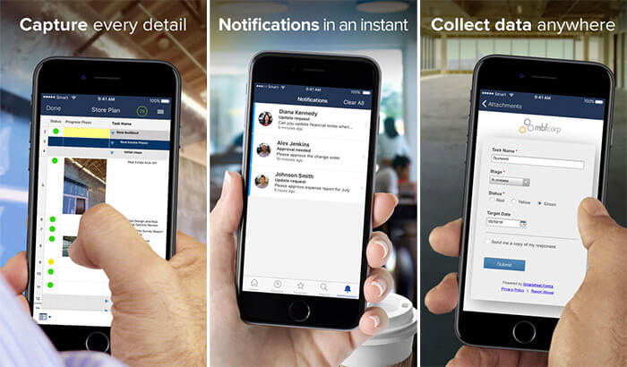 Smartsheet iPhone and iPad App Screenshot