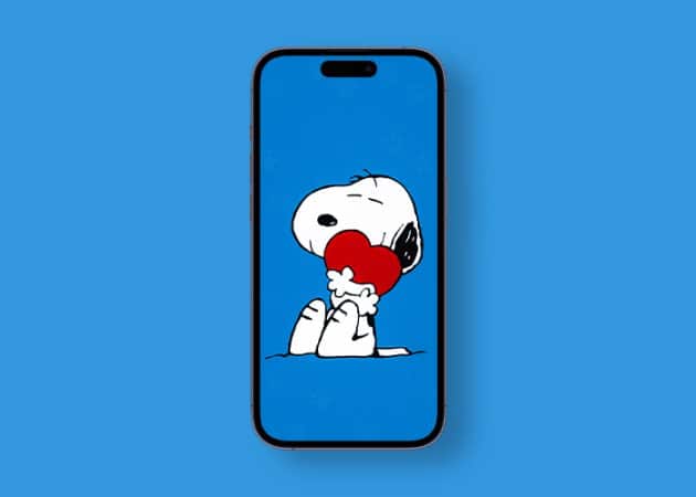 Snoopy valentines day iphone wallpaper 630x450 1