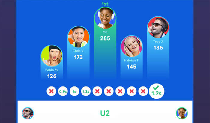 SongPop 2 – Music Quiz iPhone and iPad Game Screenshot
