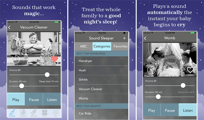 Sound Sleeper iPhone and iPad App Screenshot