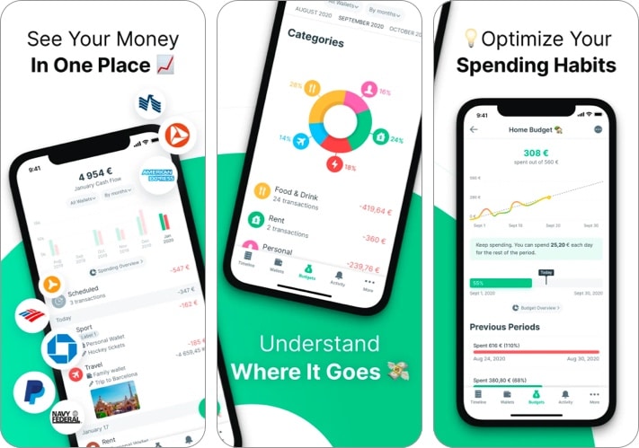 Spendee best expense tracker app for iPhone and iPad