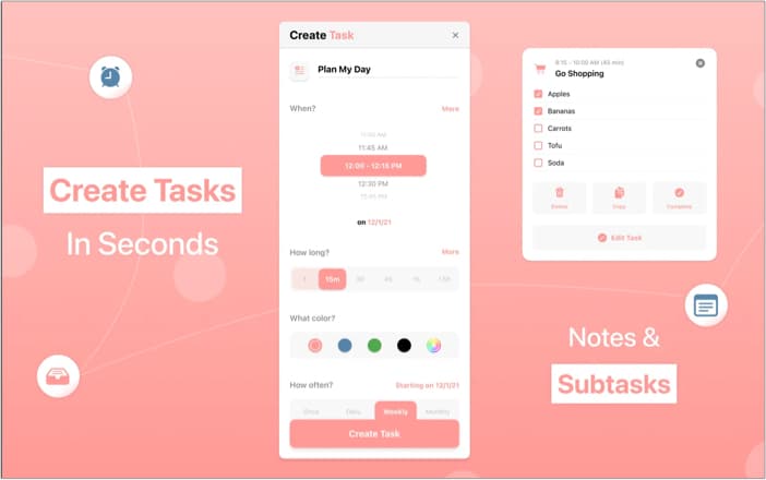 Structured task management app for Mac