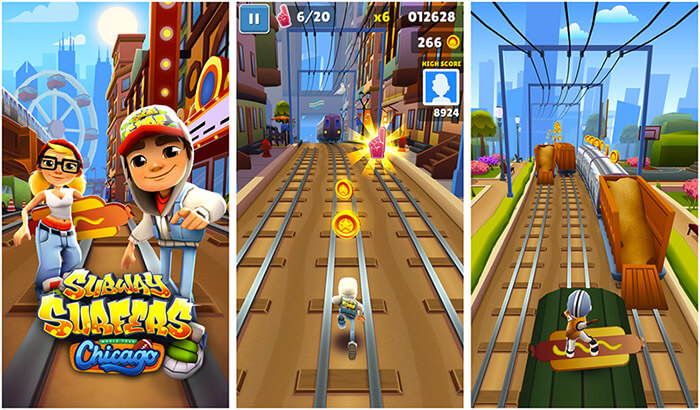 Subway Surfers Kill Stress iPhone and iPad Game Screenshot