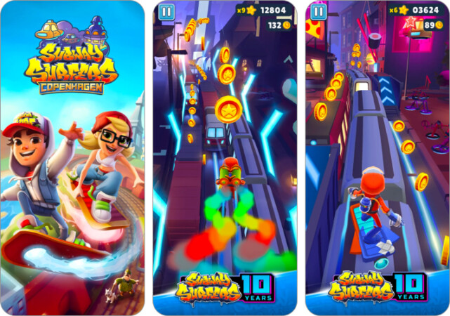 Subway Surfers endless runner game for iPhone and iPad