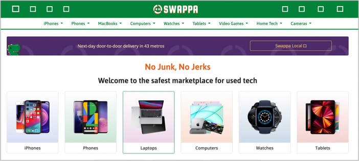 Swappa marketplace to sell your iPhone