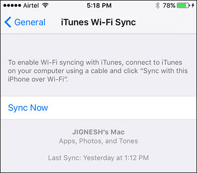 How To Sync Your iPhone With iTunes Wirelessly Over Wi Fi - 15