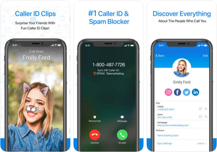SyncME iPhone Contacts Management App Screenshot