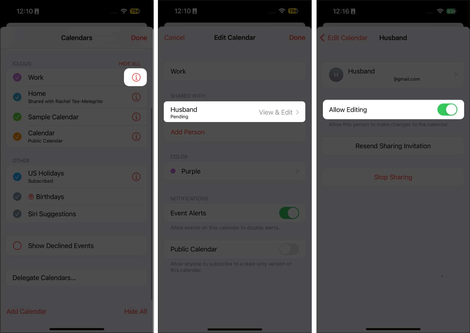 How to share and export Calendar from iPhone or iPad - 76