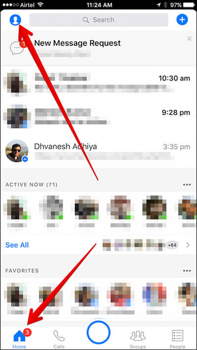 Turn Off Notification Sound in Facebook Messenger App on iPhone  How to  - 47