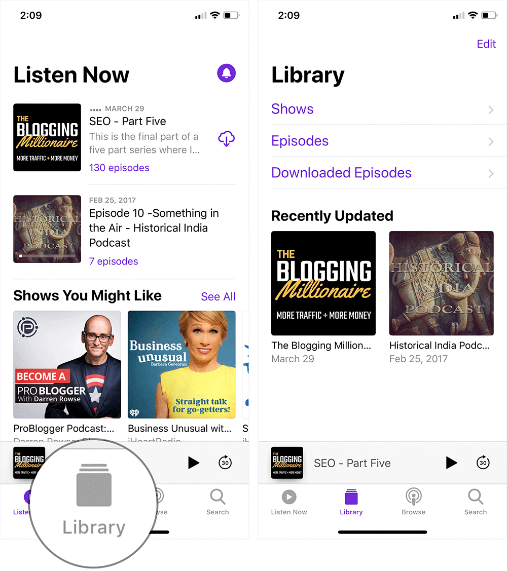 How to Sort Podcasts in Podcasts App on iPhone or iPad - 24