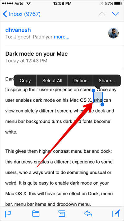 How to Quote Text in Your Email Reply on iPhone and iPad - 15
