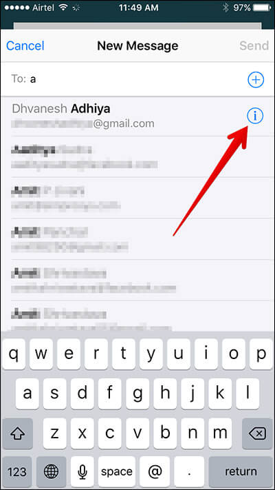 Remove Unwanted Email Suggestions from iPhone iPad Mail App - 96