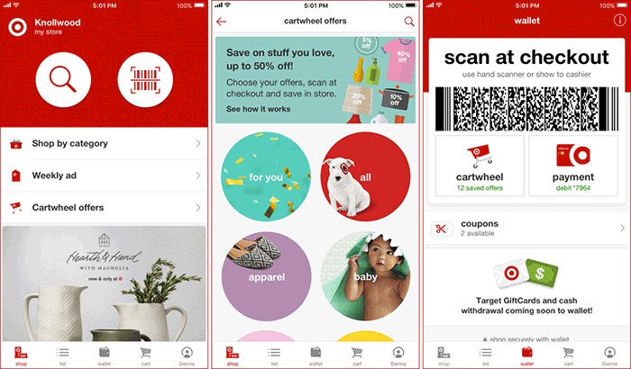 Target iPhone App Screenshot