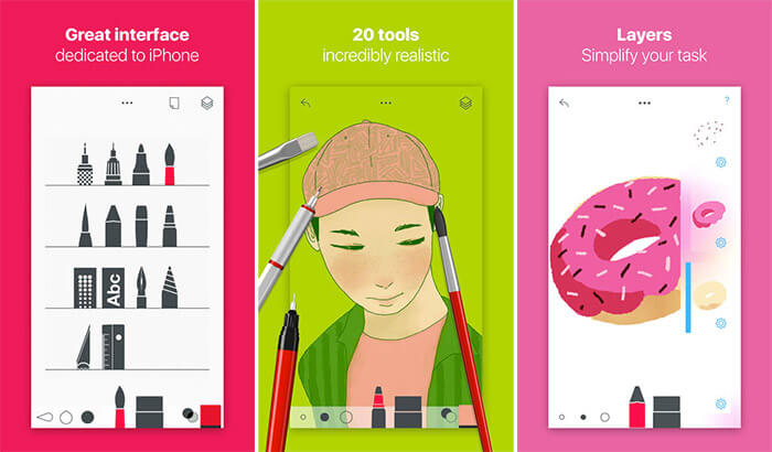 Tayasui Sketches iPad Pro App Screenshot