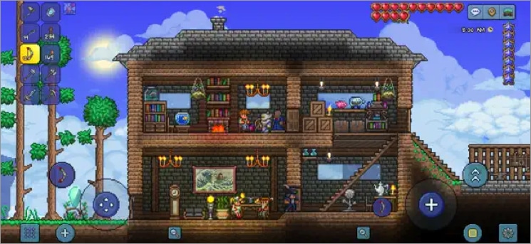 Terraria iPhone game for two players