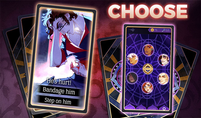 The Arcana Visual Novel iPhone and iPad App Screenshot