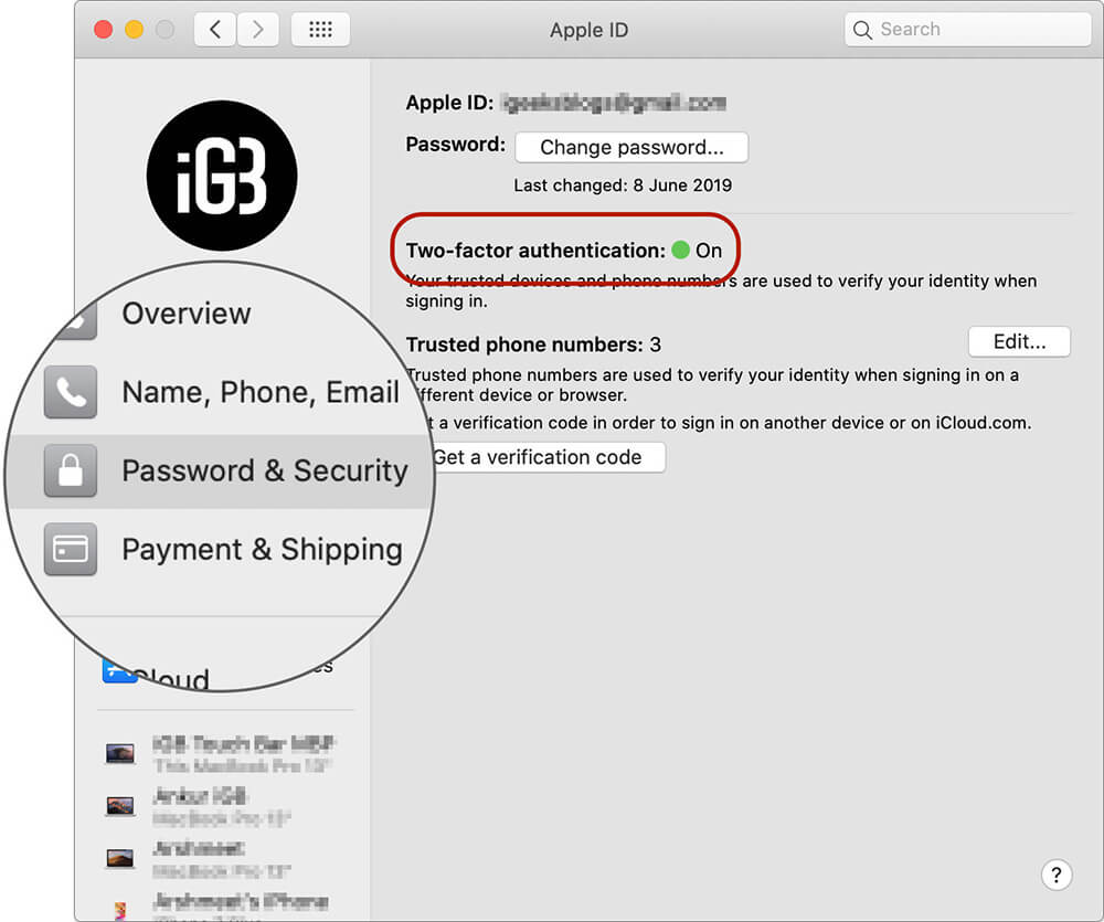 Turn ON Two Two-Factor Authentication on Mac