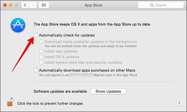 Disable Apple Software Update Alerts on Mac and Windows - 4