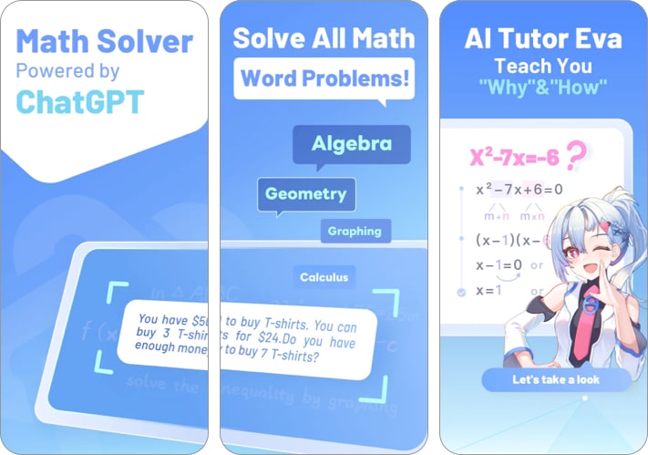 TutorEva iPhone education app screenshot