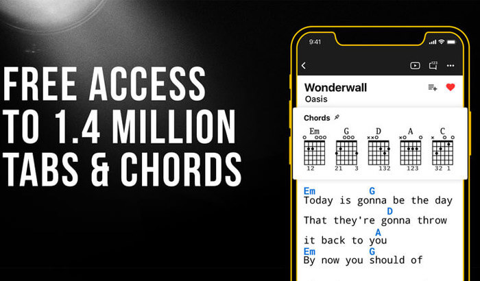 Ultimate Guitar iPhone and iPad App Screenshot