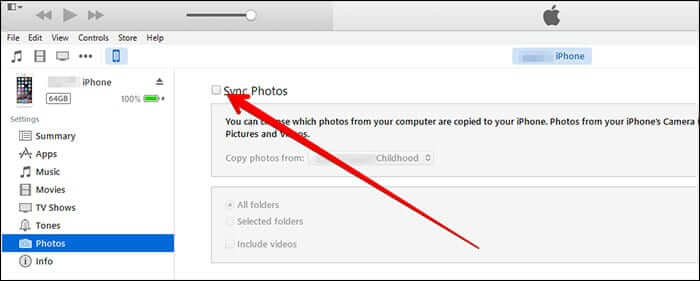 How to Delete Photos Imported to iPhone from PC Mac - 8