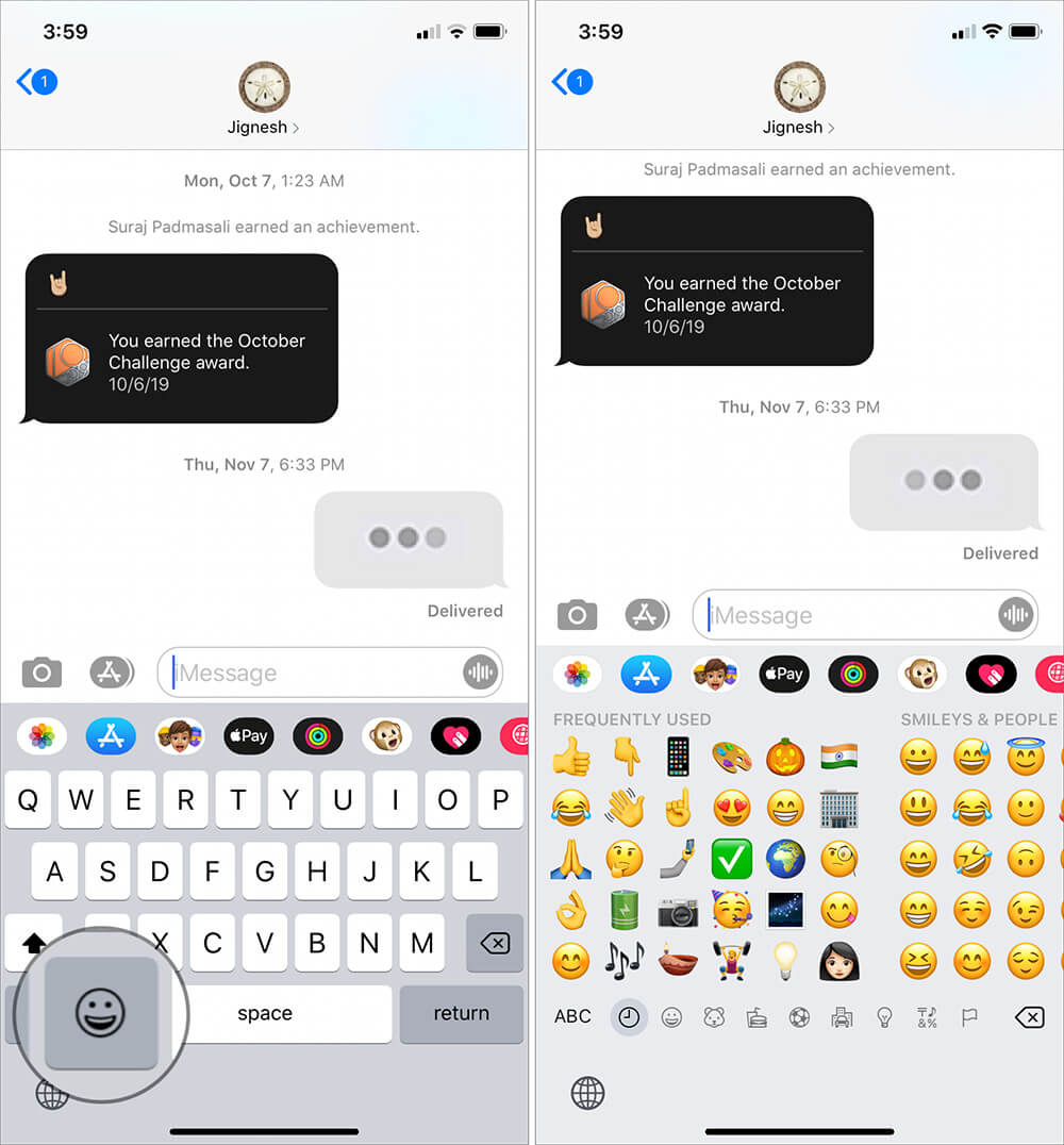Use Emoji on iPhone or iPad