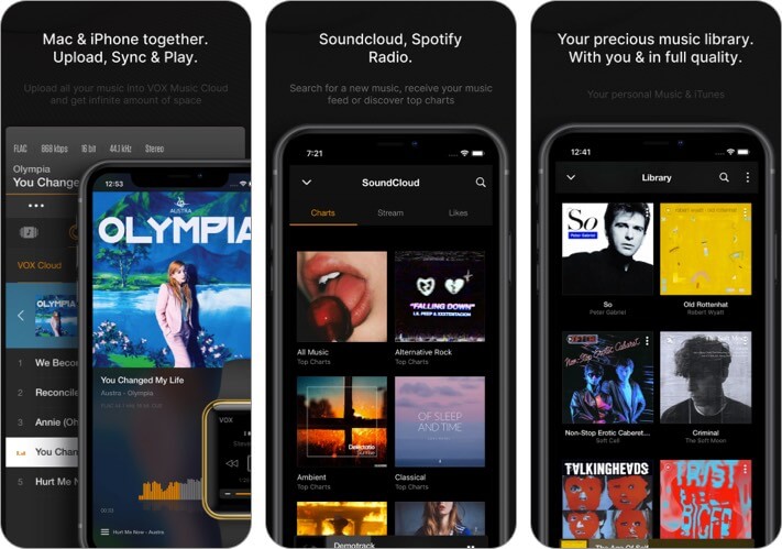VOX iphone music app alternative