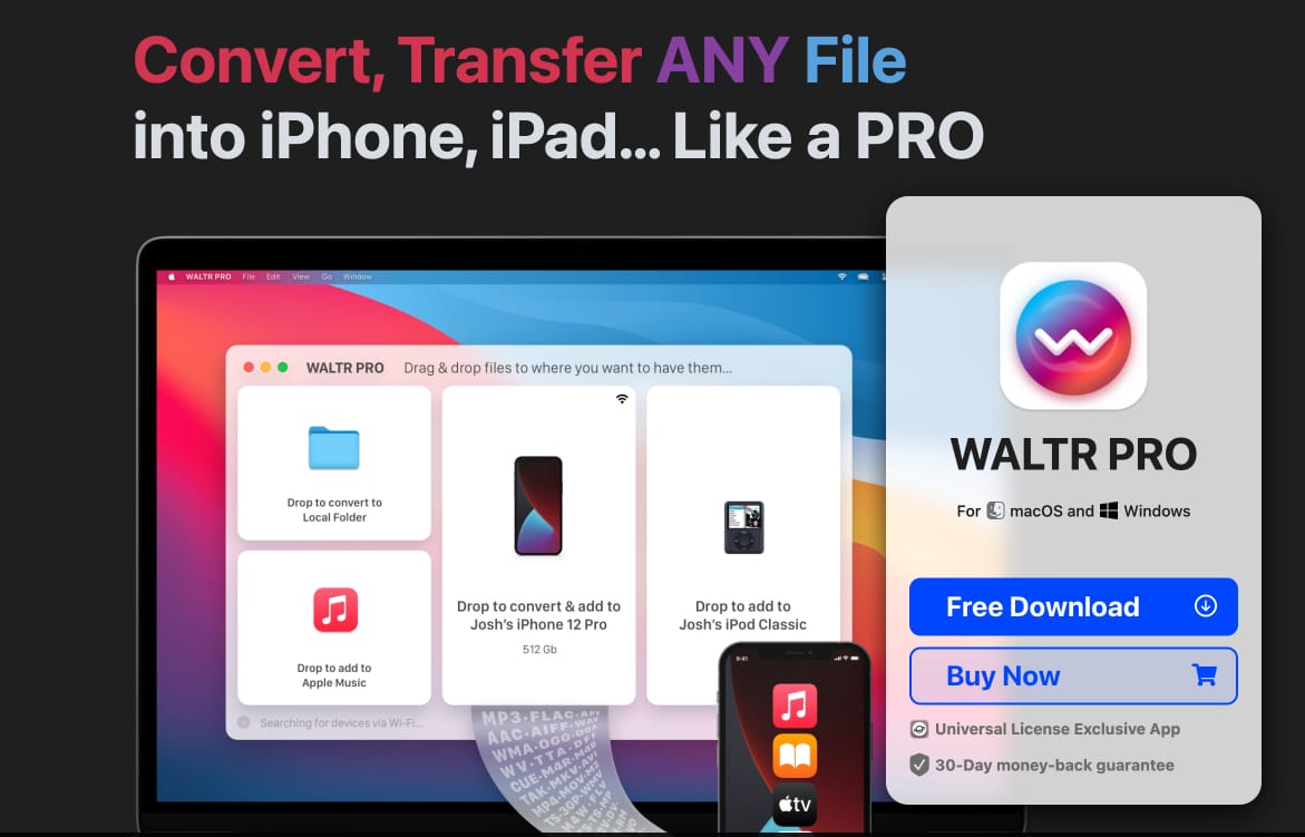 WALTR PRO Mac app to download