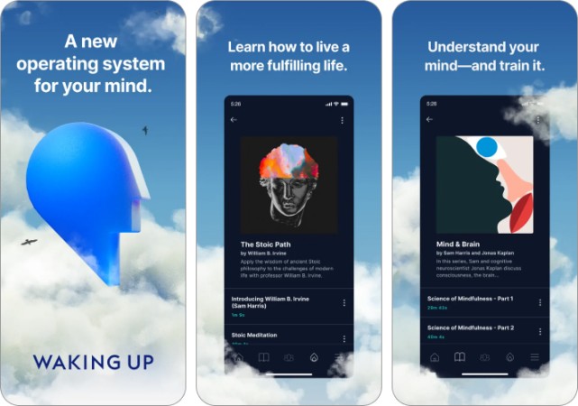 Waking Up meditation app for iPhone and iPad