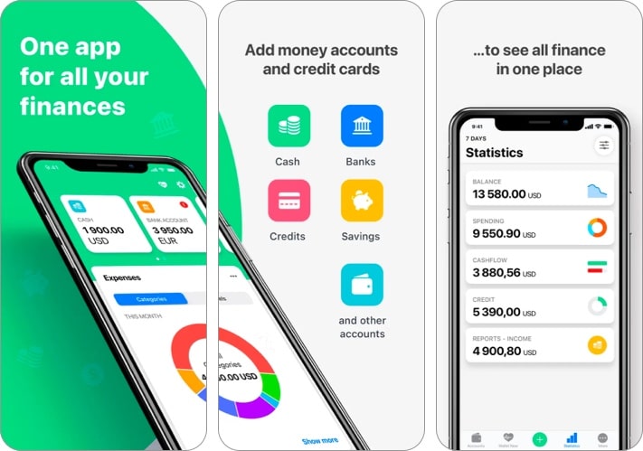 Wallet best expense tracker app for iPhone and iPad